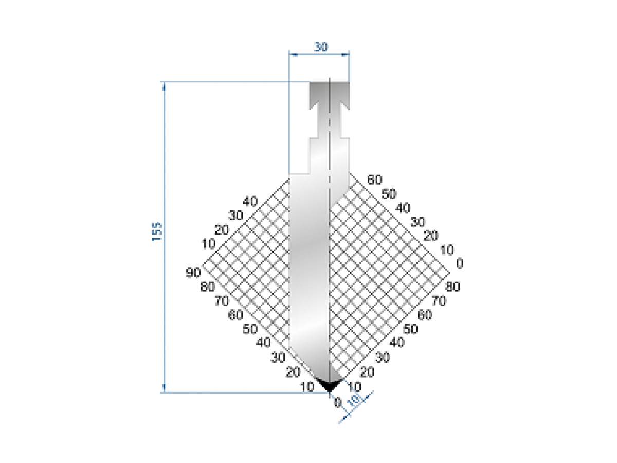 Dao chấn 85º 1218, H=150, R=1 Max T/m=100